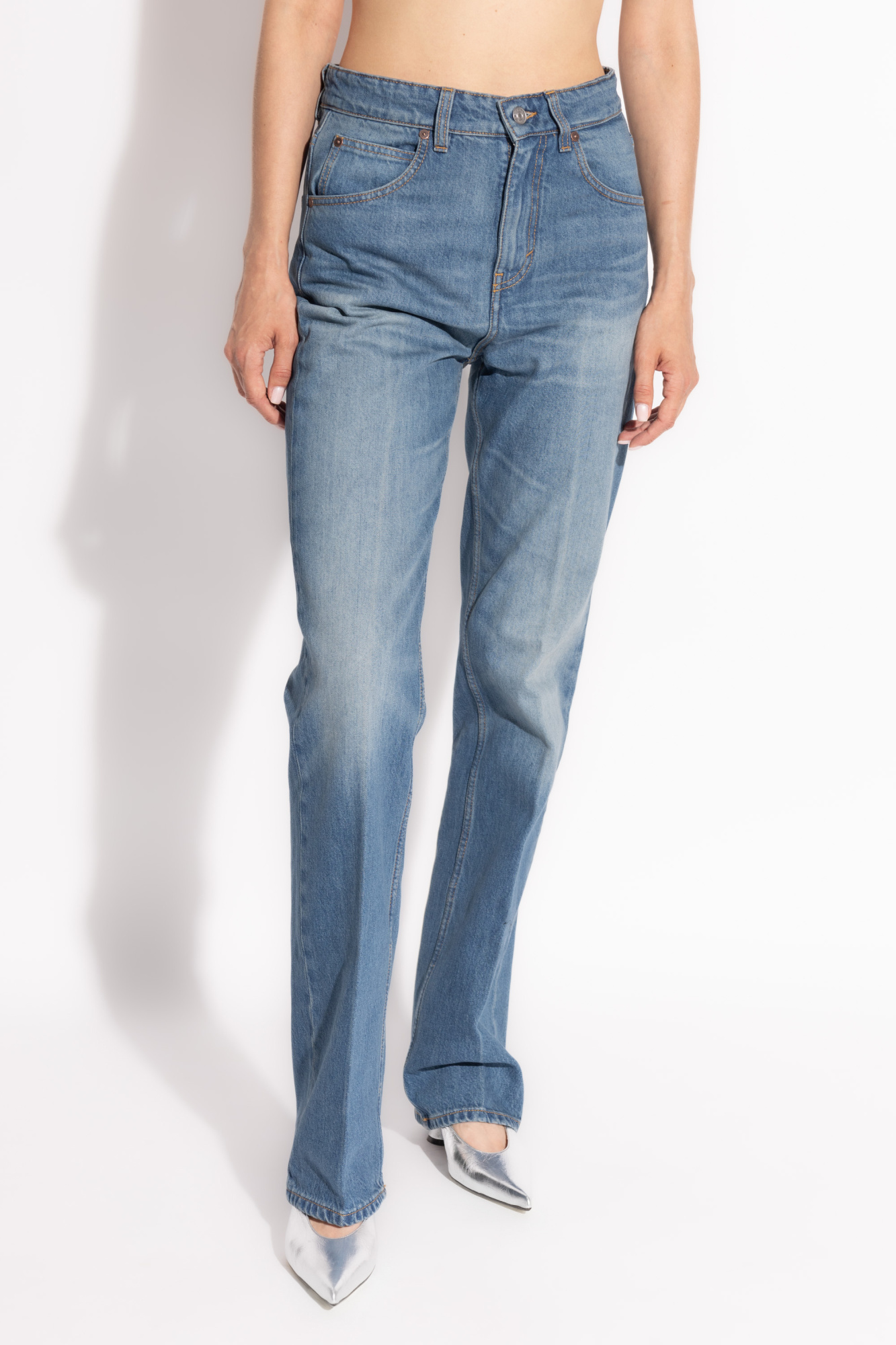 Blue Jeans with logo Victoria Beckham - Vitkac AS